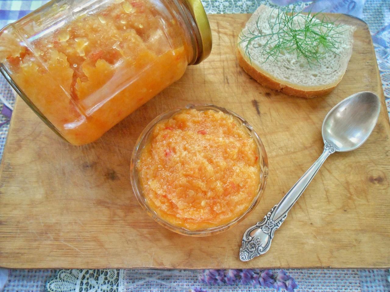 Шаг 14 приготовления Кабачковая икра простая через мясорубку без чеснока