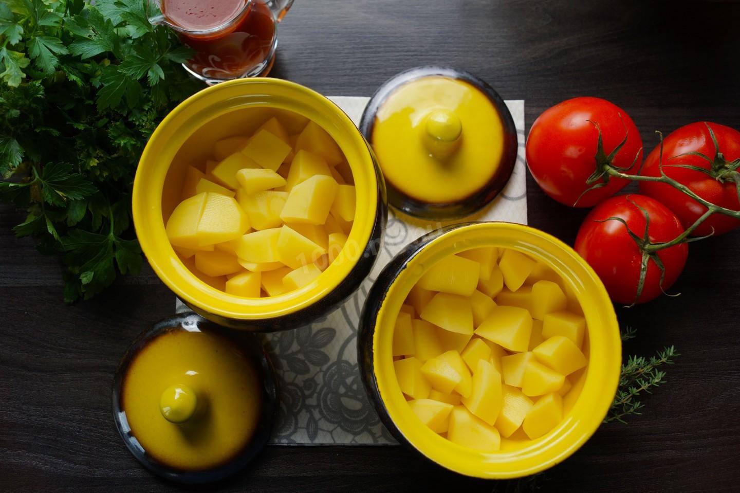 Шаг 7 приготовления Соус с кабачками и картошкой