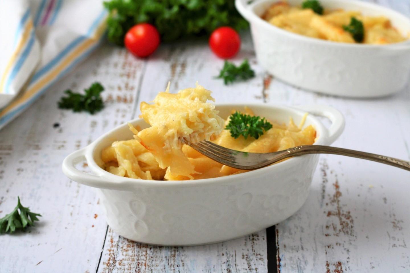 Шаг 15 приготовления Макароны с сыром по американски