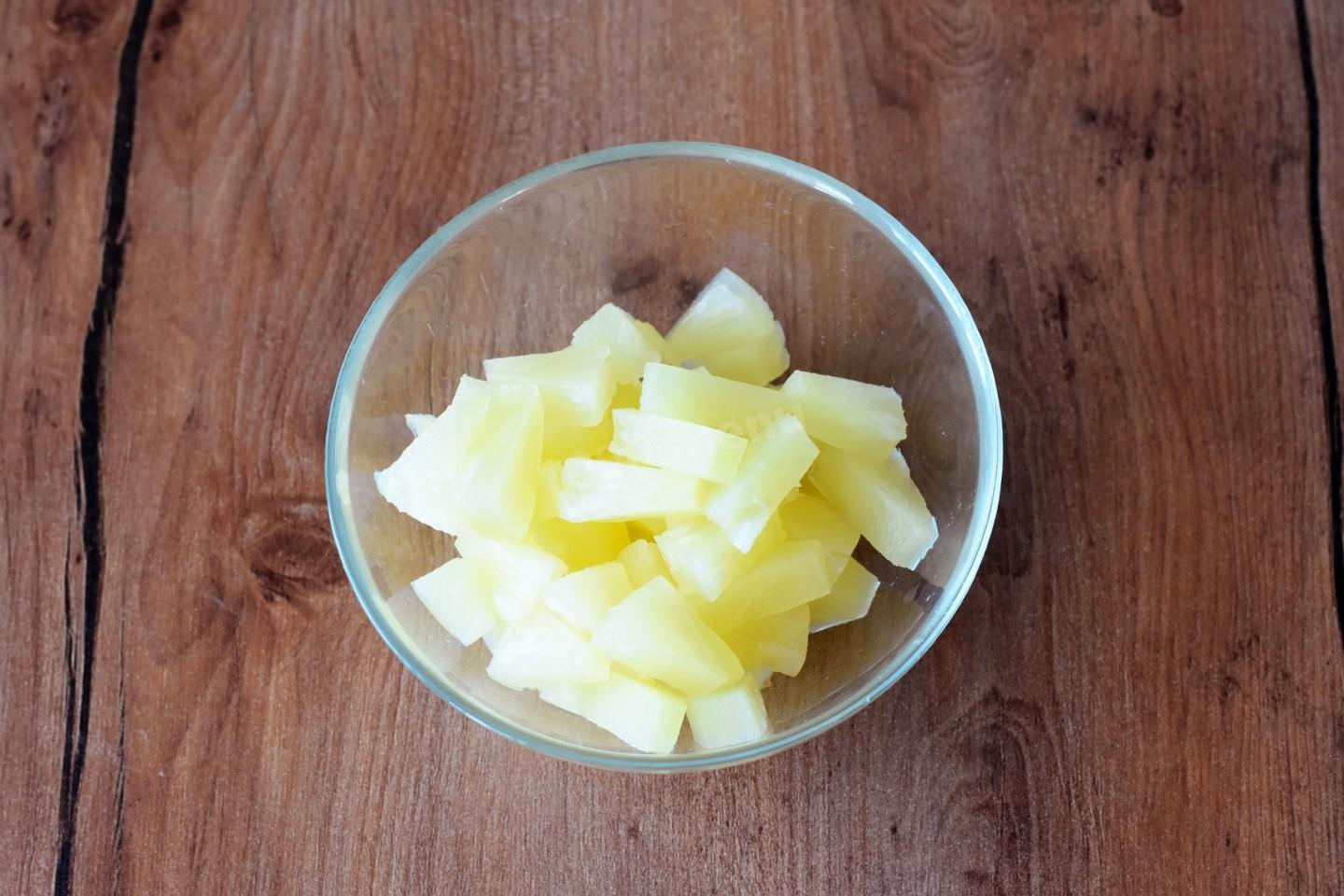 Шаг 5 приготовления Курица с овощами в соусе кисло сладком