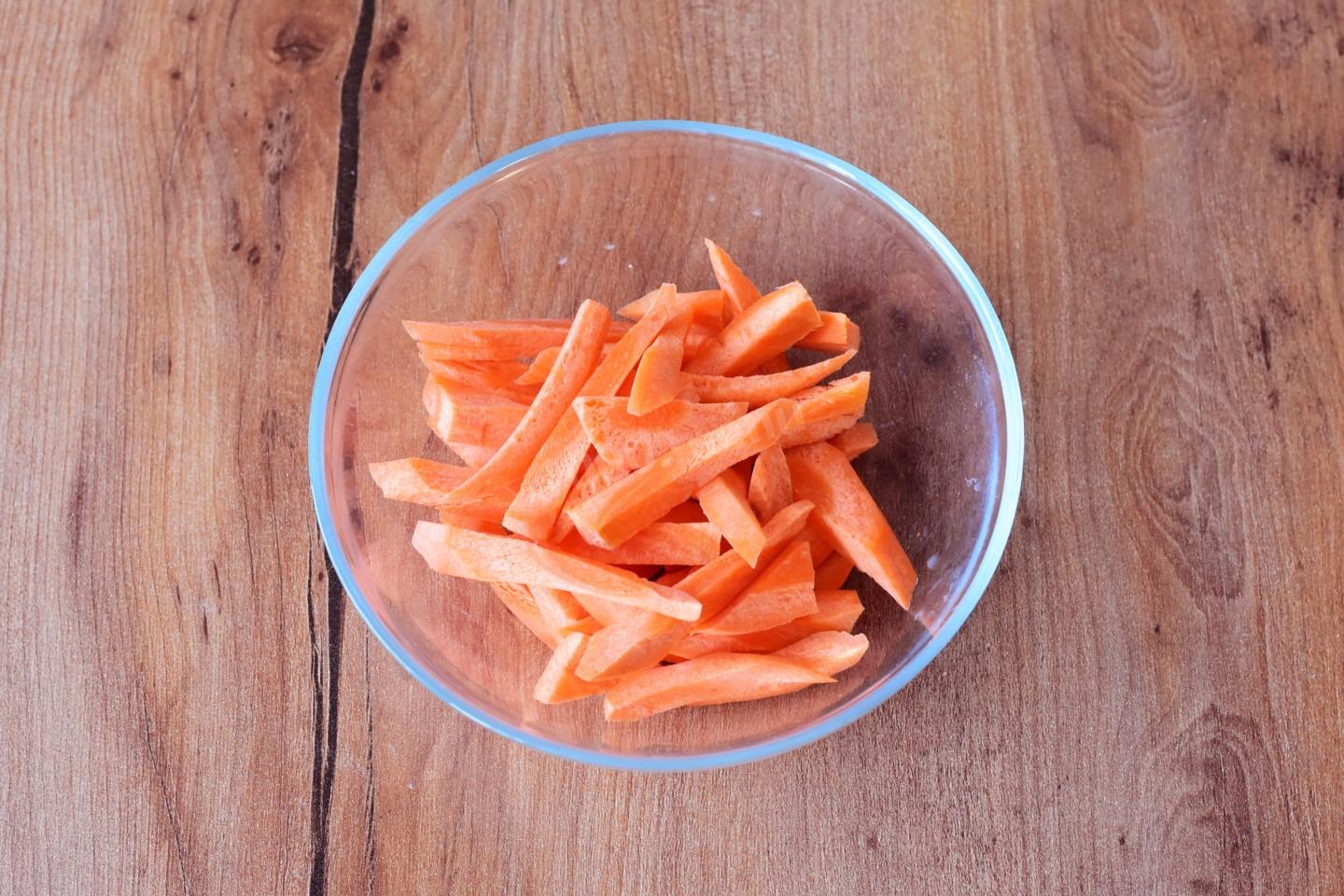 Шаг 6 приготовления Курица с овощами в соусе кисло сладком