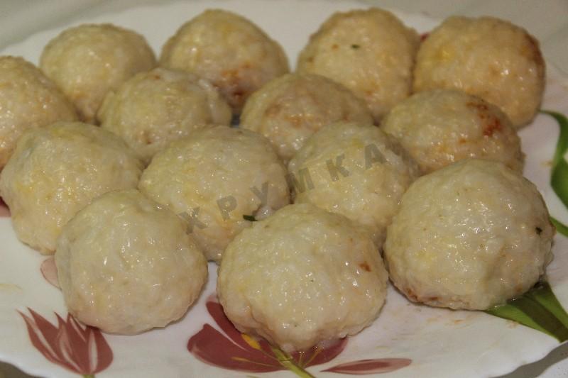 Шаг 3 приготовления Аранчини - рисовые шарики с мясной начинкой