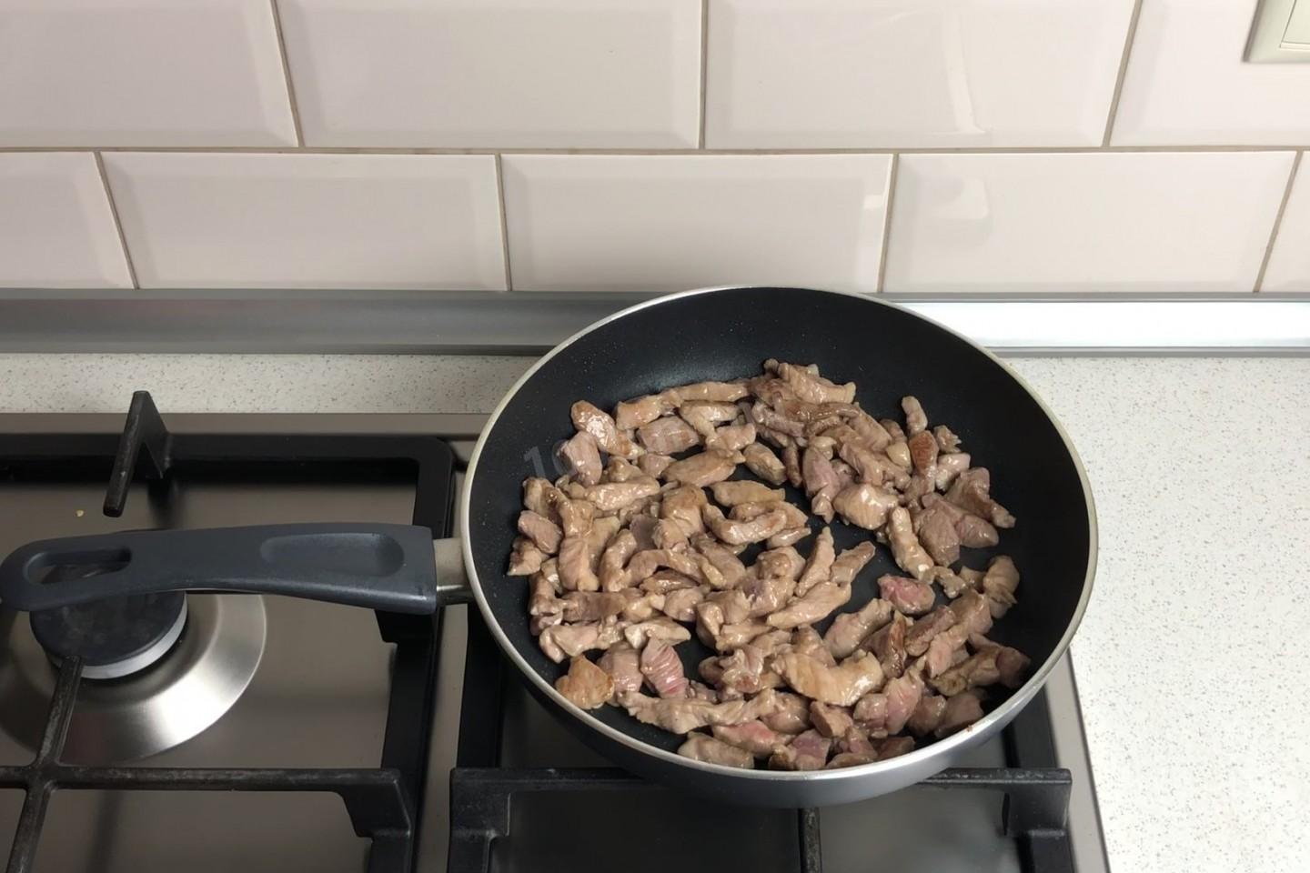 Шаг 12 приготовления Мясо по китайски в кисло сладком соусе
