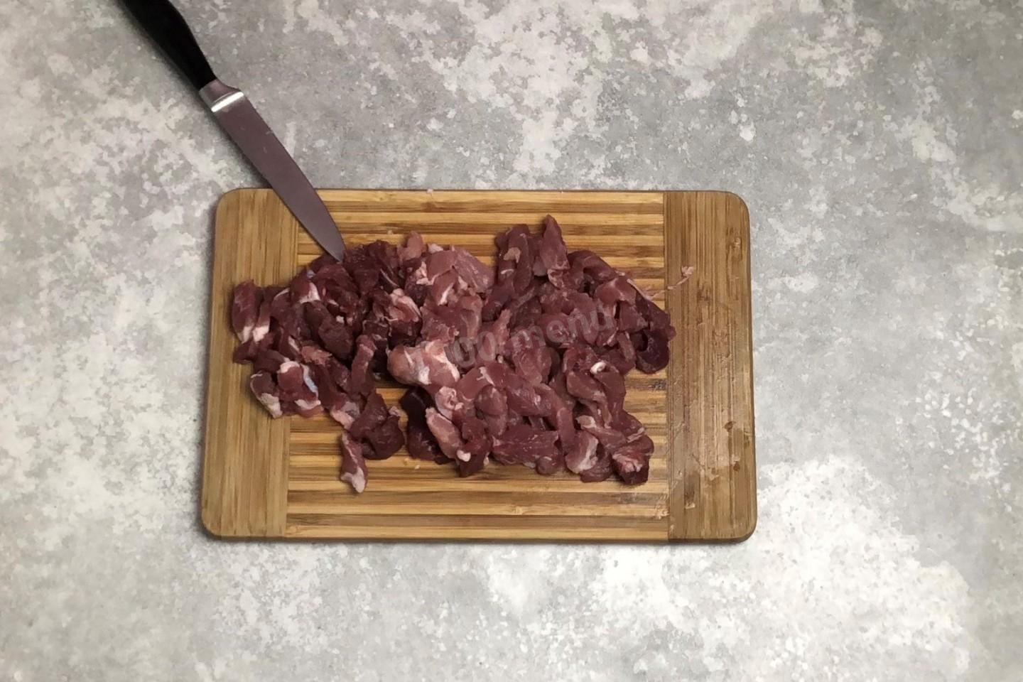 Шаг 2 приготовления Мясо по китайски в кисло сладком соусе