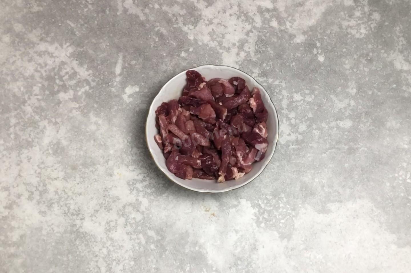Шаг 3 приготовления Мясо по китайски в кисло сладком соусе