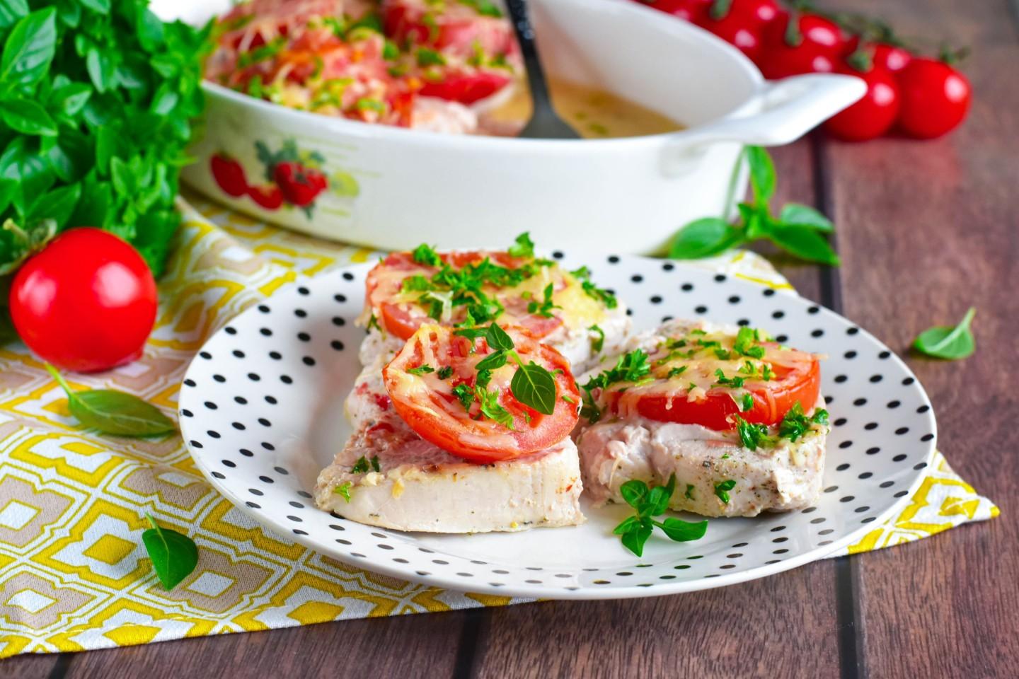 Шаг 9 приготовления Индейка кусочками в духовке сочная и мягкая
