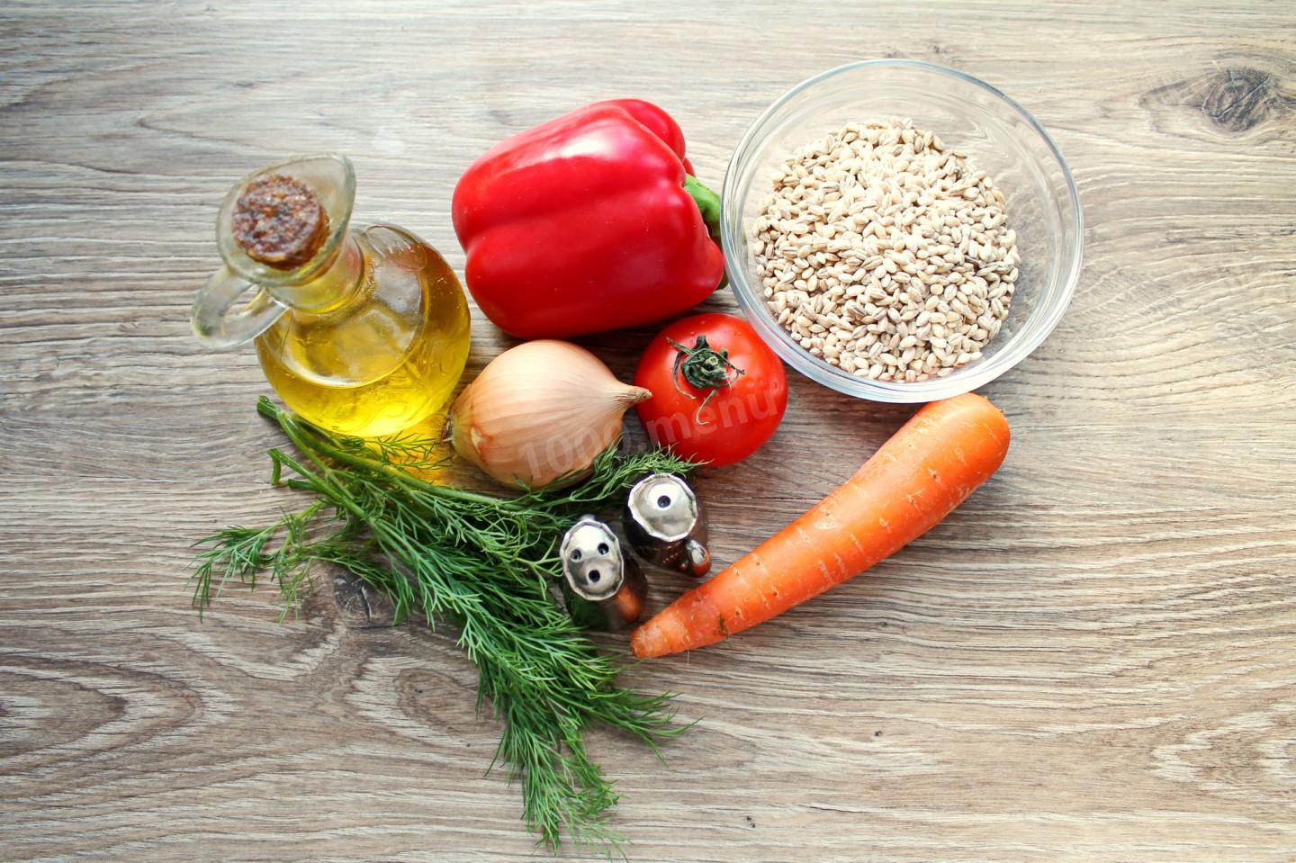 Шаг 1 приготовления Вкусная перловка на гарнир