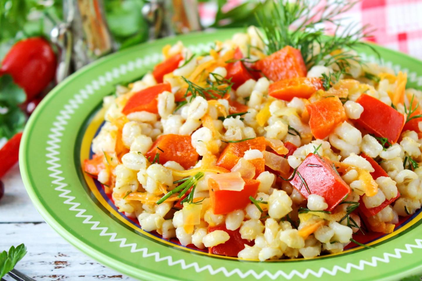 Шаг 10 приготовления Вкусная перловка на гарнир
