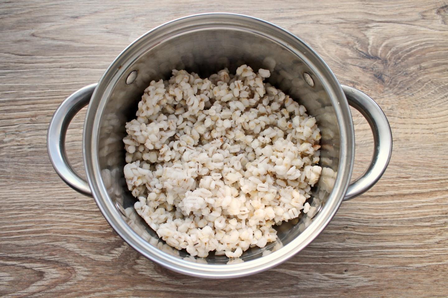 Шаг 2 приготовления Вкусная перловка на гарнир