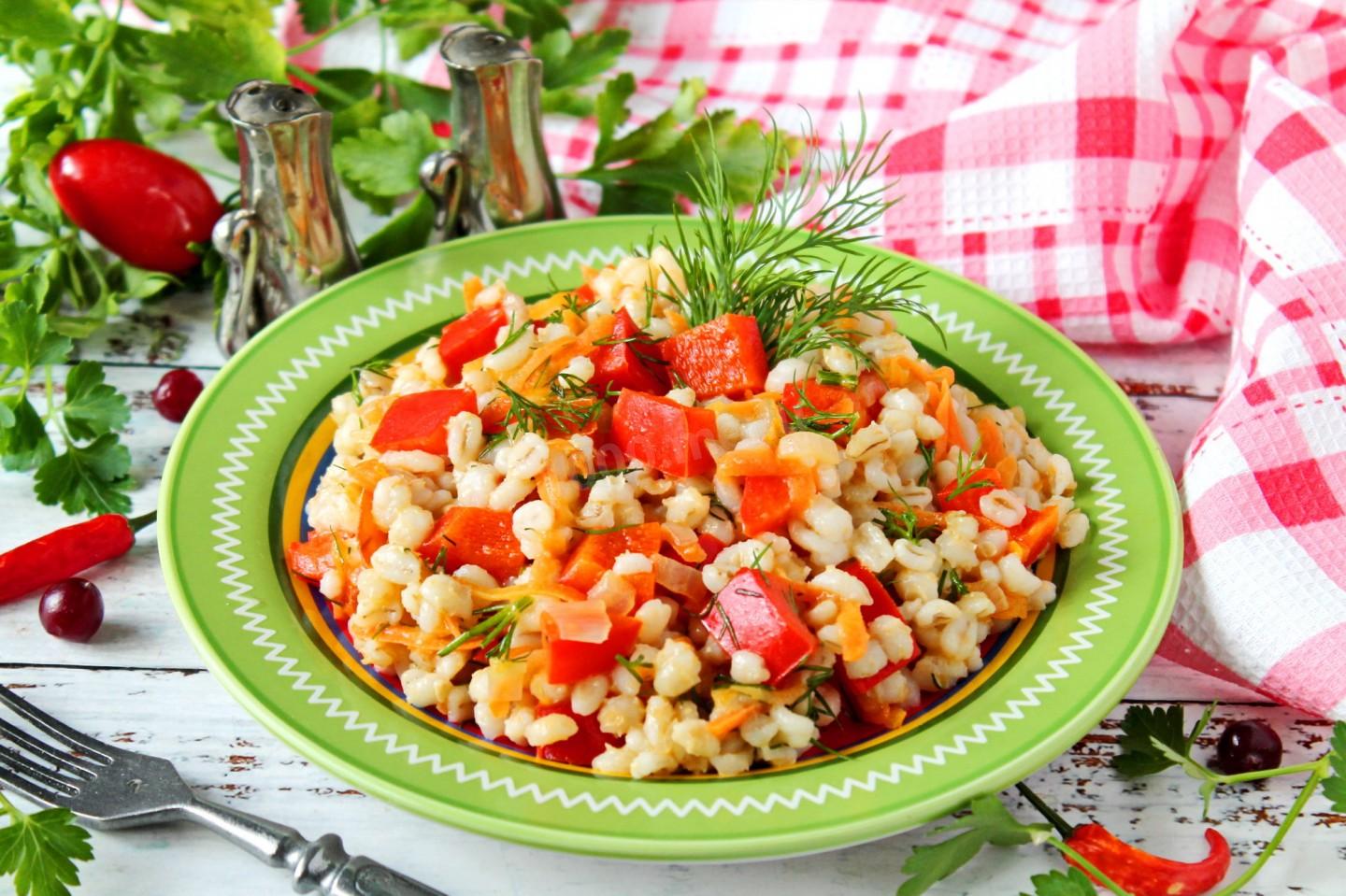 Обложка рецепта Вкусная перловка на гарнир