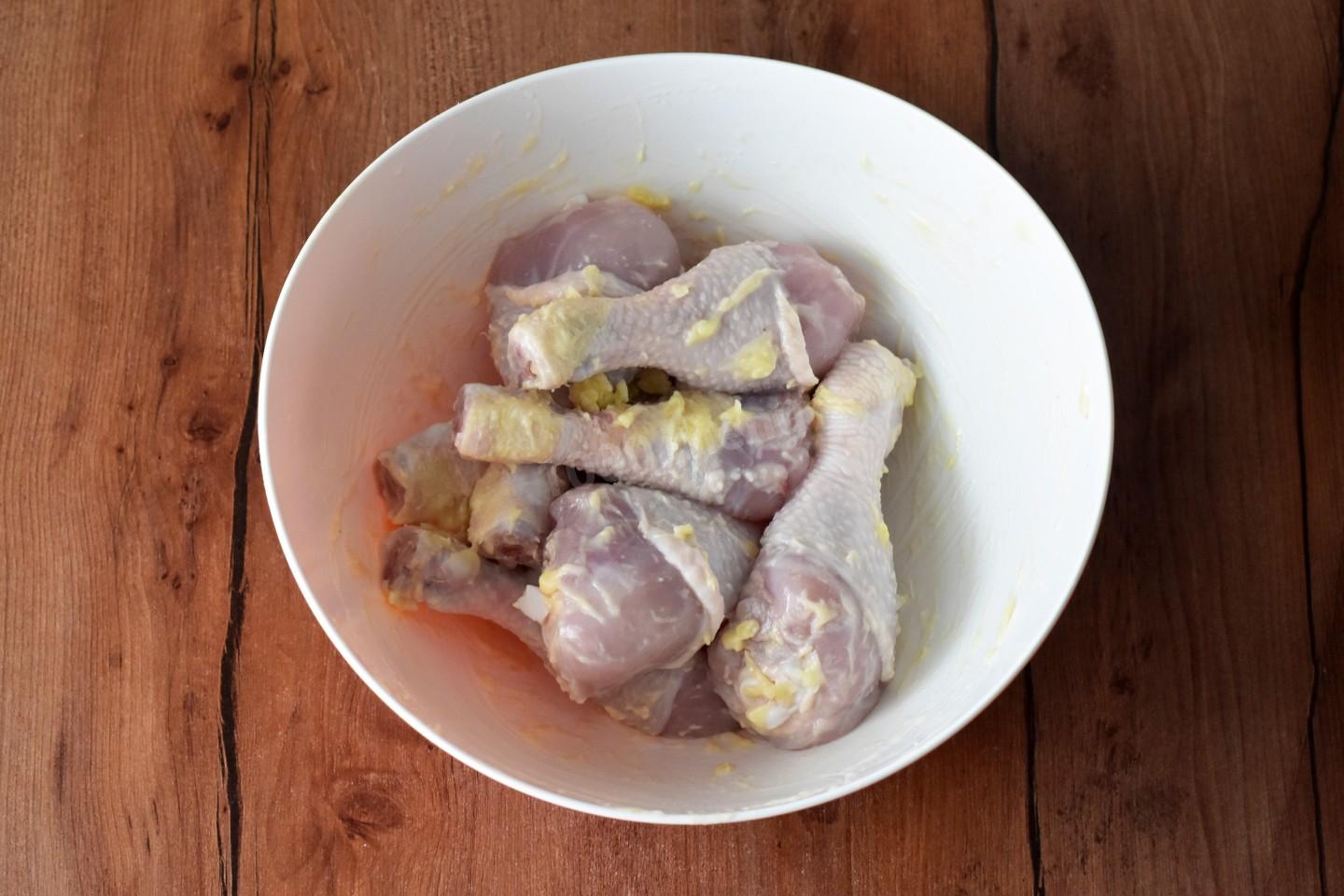 Шаг 2 приготовления Куриные ножки запеченные в духовке