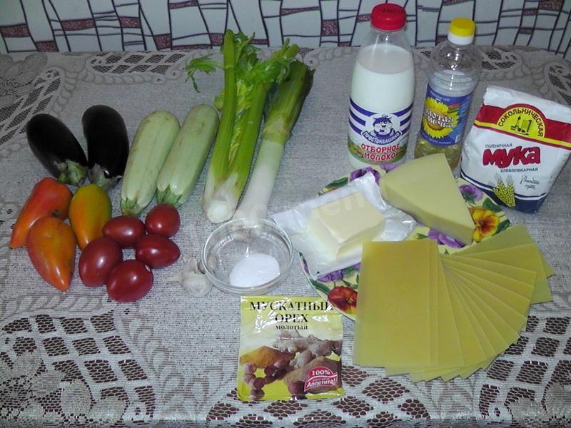 Шаг 1 приготовления Овощная вегетарианская лазанья с кабачками