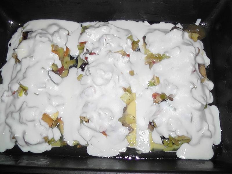 Шаг 14 приготовления Овощная вегетарианская лазанья с кабачками
