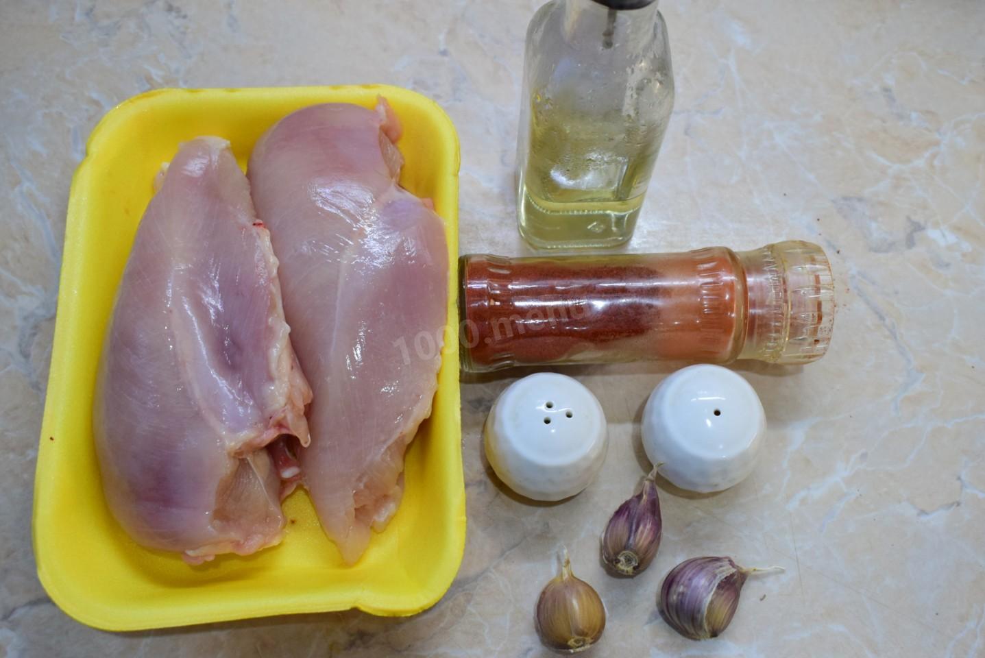 Шаг 1 приготовления Куриные грудки в фольге в духовке запеченные