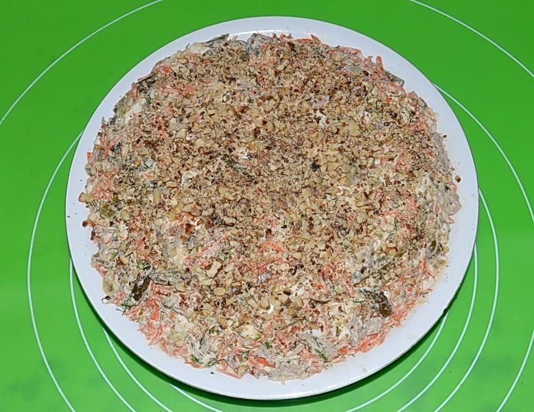 Шаг 10 приготовления Салат Кояш
