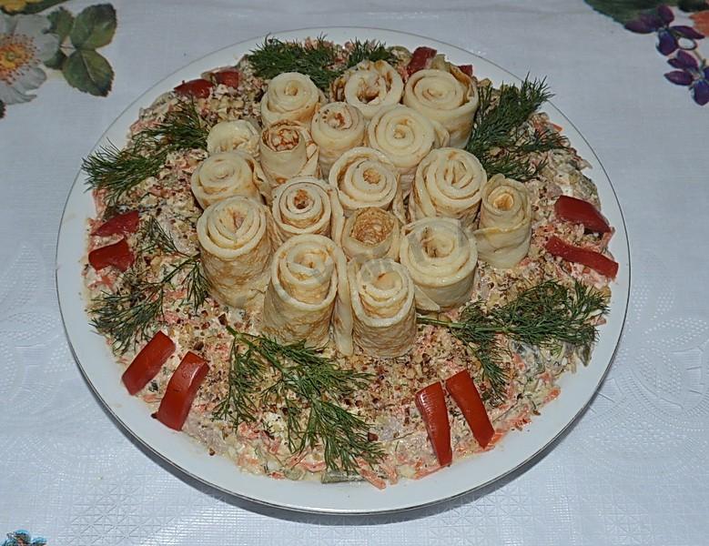 Шаг 11 приготовления Салат Кояш