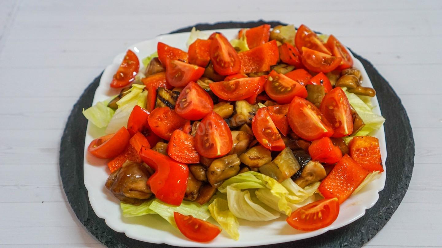 Шаг 17 приготовления Салат с курицей терияки
