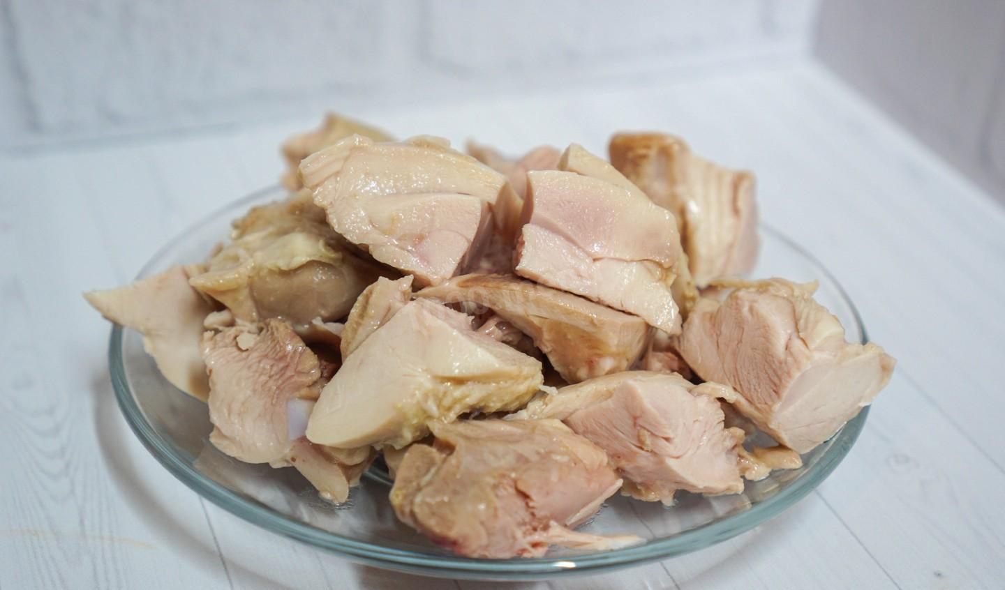 Шаг 8 приготовления Салат с курицей терияки
