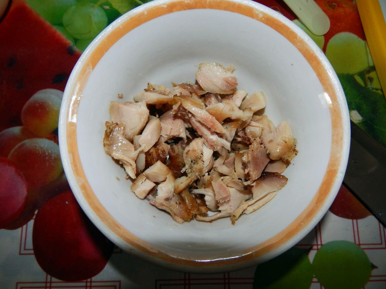 Шаг 2 приготовления Салат Фиалка