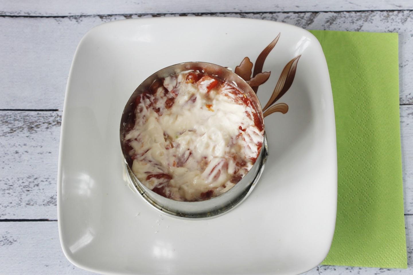 Шаг 3 приготовления Салат Астра с курицей