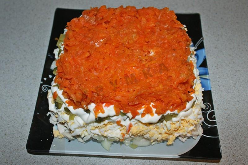 Шаг 15 приготовления Салат Прага