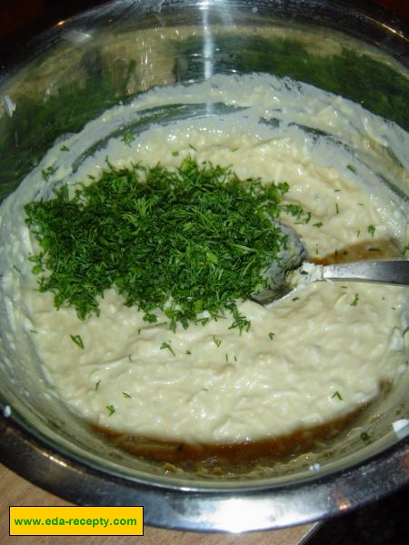 Шаг 3 приготовления Салат Дед Мороз