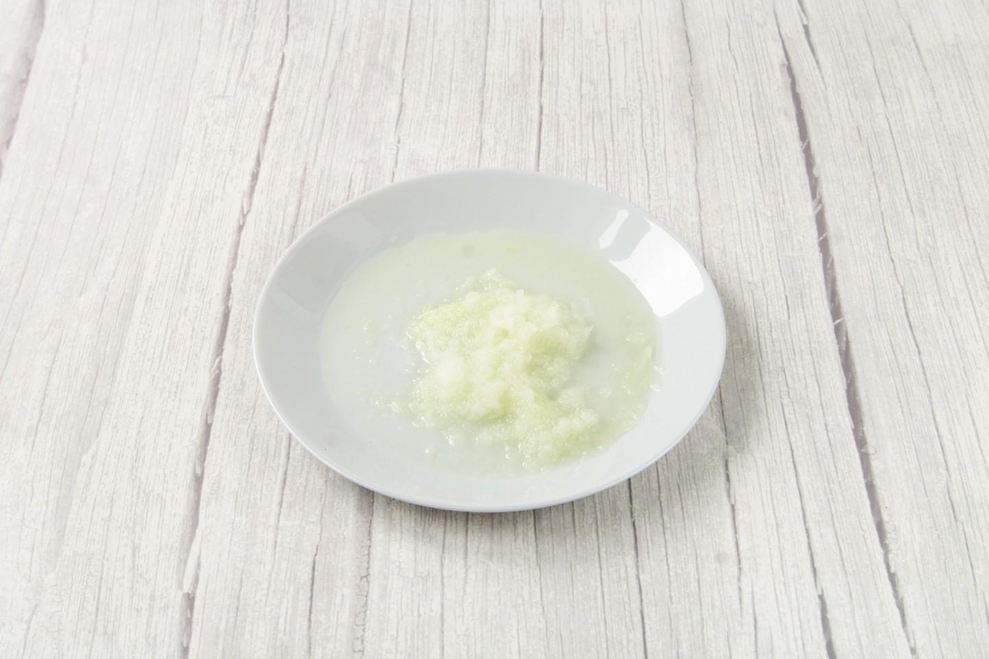 Шаг 2 приготовления Кабачки с фаршем и картофелем в духовке