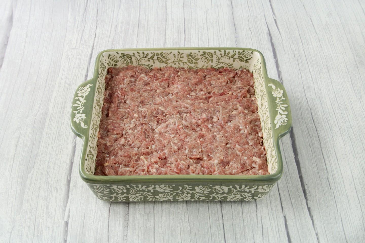 Шаг 7 приготовления Кабачки с фаршем и картофелем в духовке