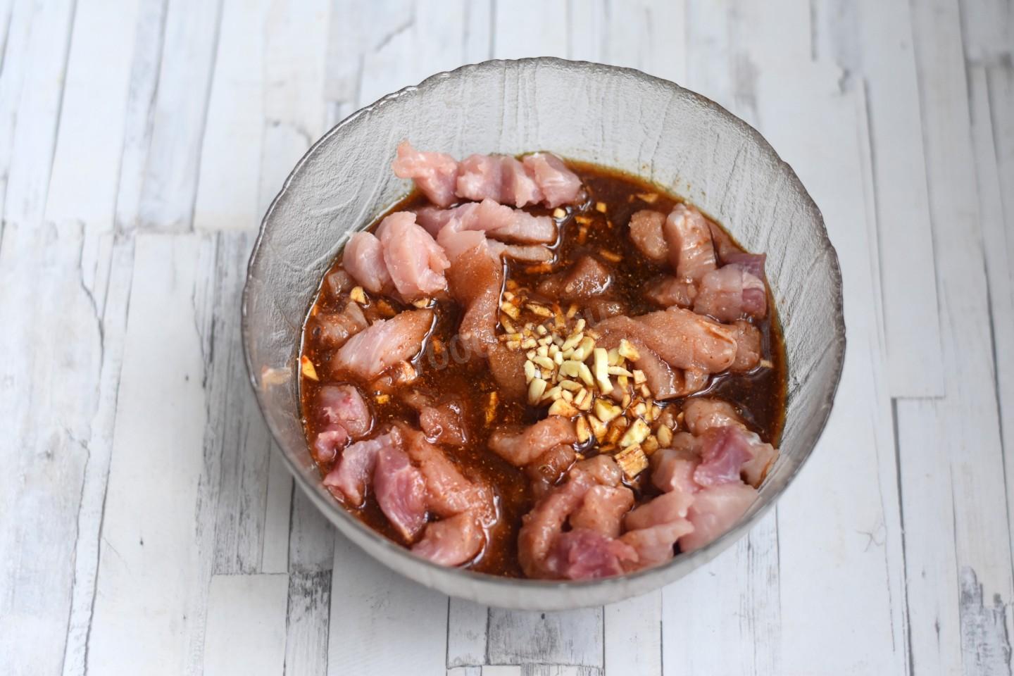 Шаг 6 приготовления Мясо по корейски
