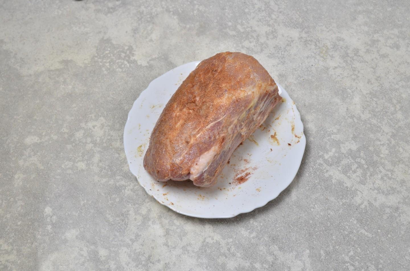 Шаг 2 приготовления Мясо в микроволновке
