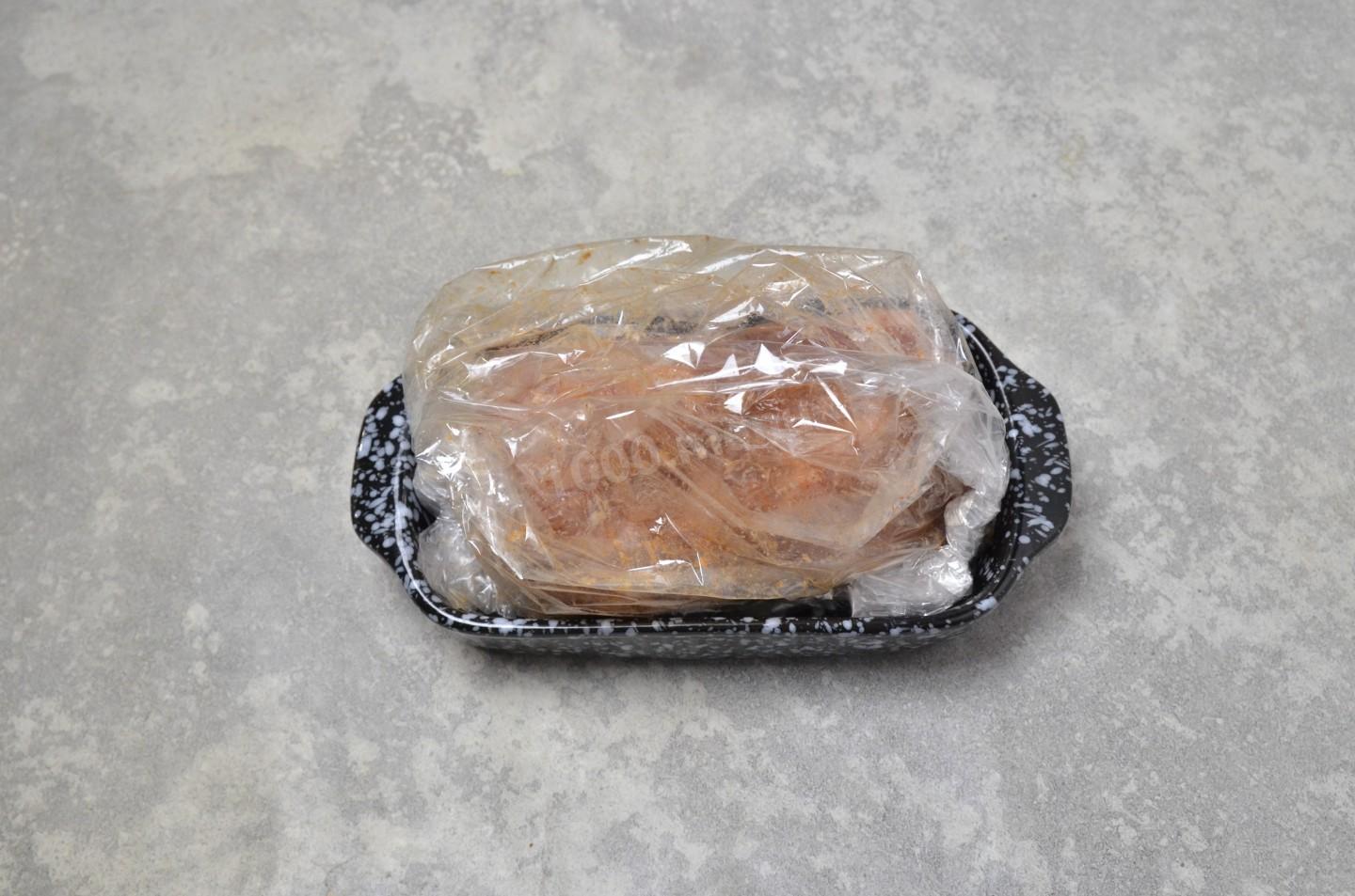 Шаг 3 приготовления Мясо в микроволновке