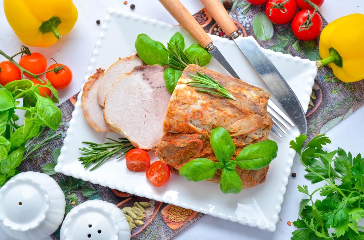 Шаг 5 приготовления Мясо в микроволновке