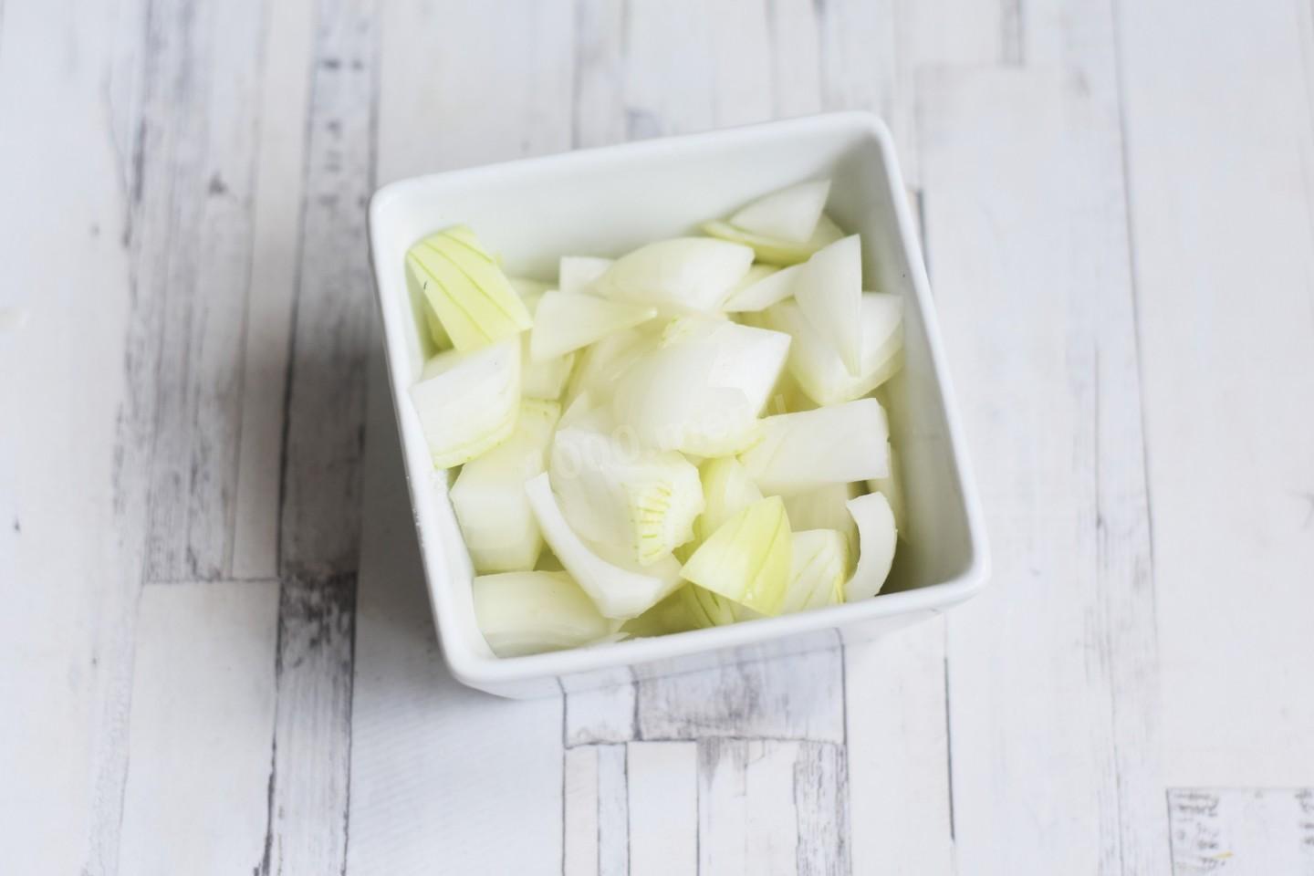 Шаг 3 приготовления Курица со шпинатом в сливочном соусе