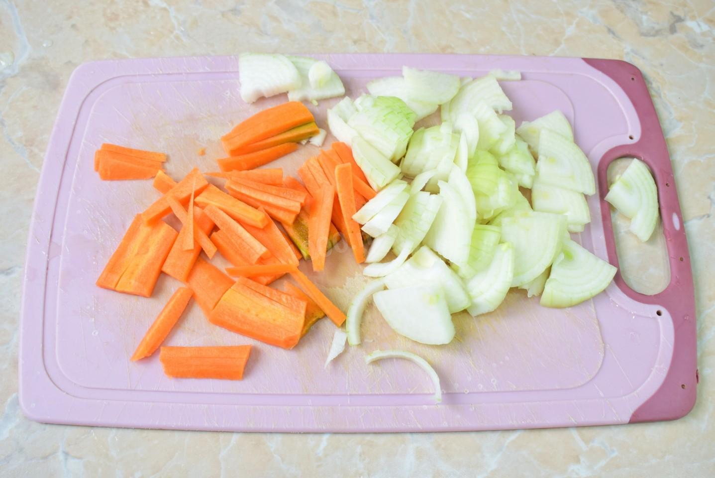 Шаг 2 приготовления Плов с басмати с курицей