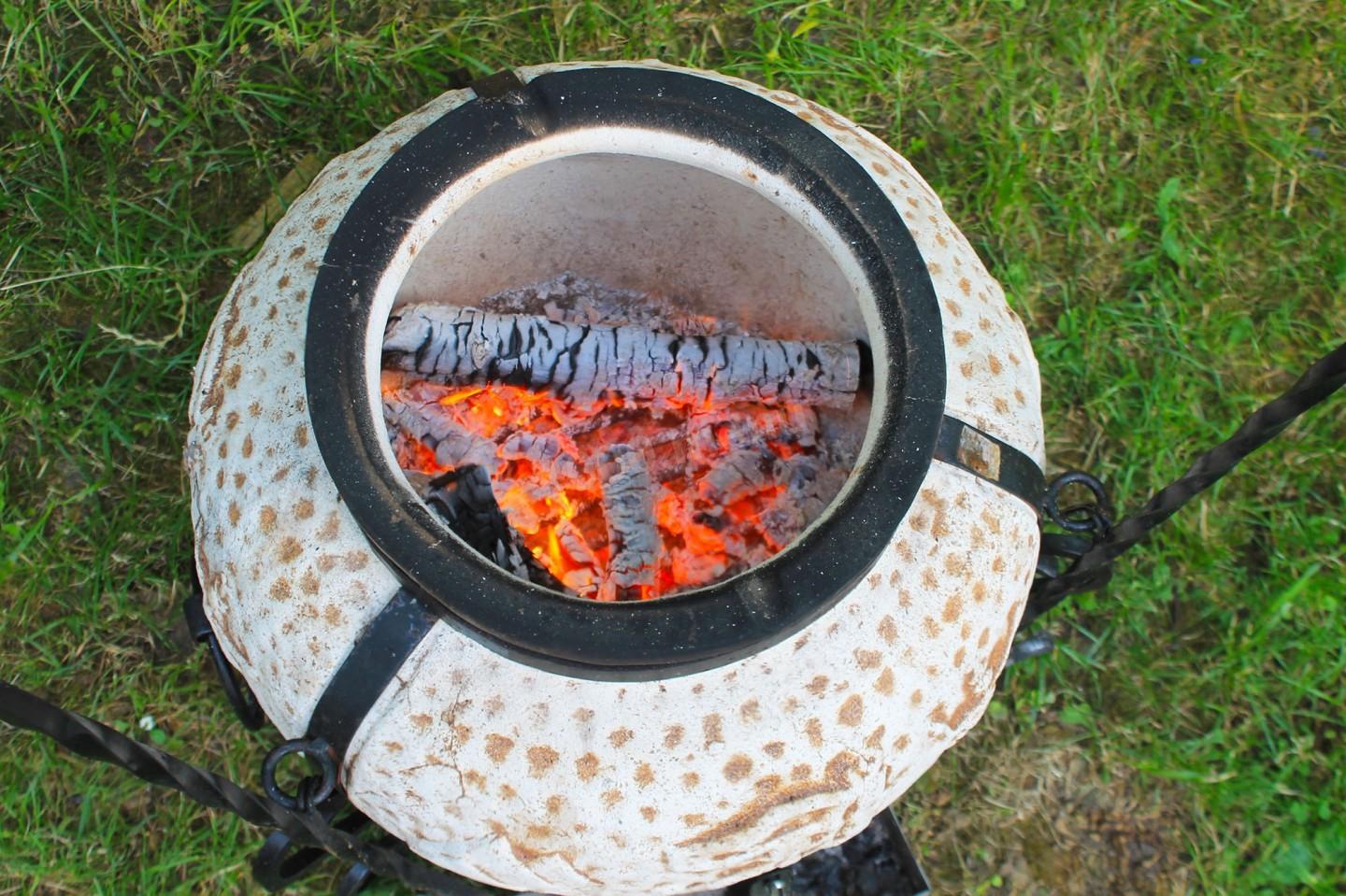 Шаг 11 приготовления Курица в тандыре целиком