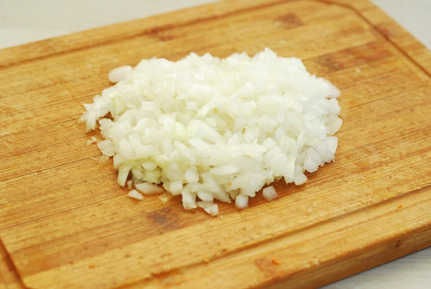 Шаг 3 приготовления Фунчоза с грибами и овощами