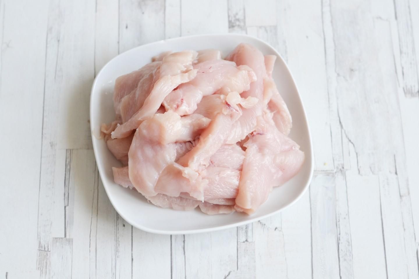 Шаг 4 приготовления Курица с баклажанами и помидорами в духовке