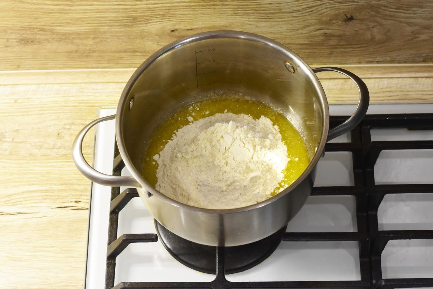 Шаг 7 приготовления Запеканка из макарон с фаршем в духовке мясная