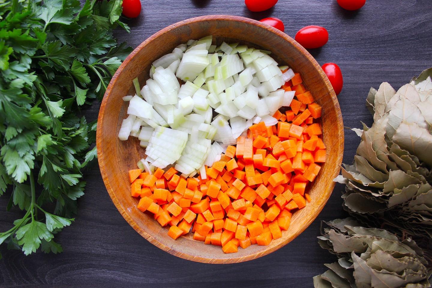 Шаг 4 приготовления Картошка с фасолью и мясом