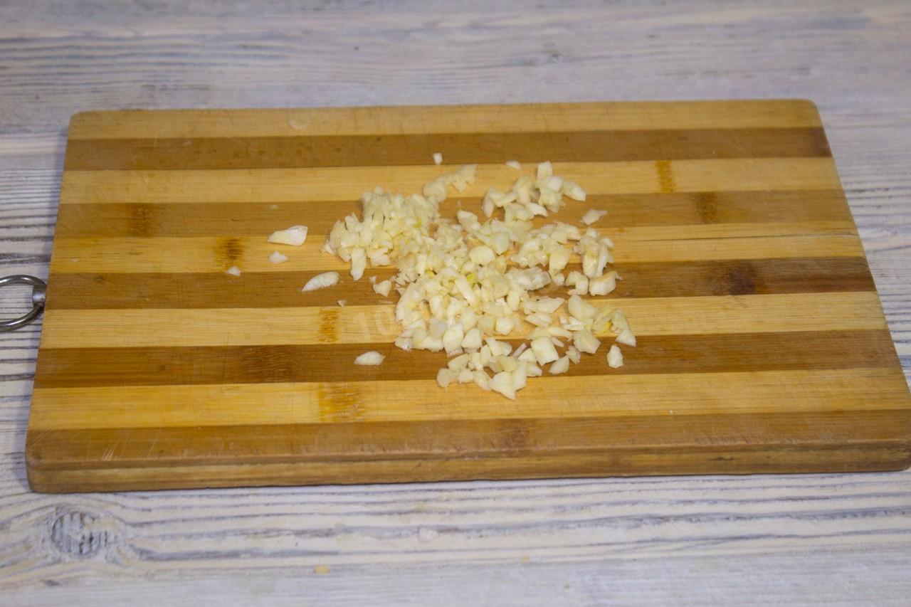 Шаг 5 приготовления Мясо в тыкве в духовке