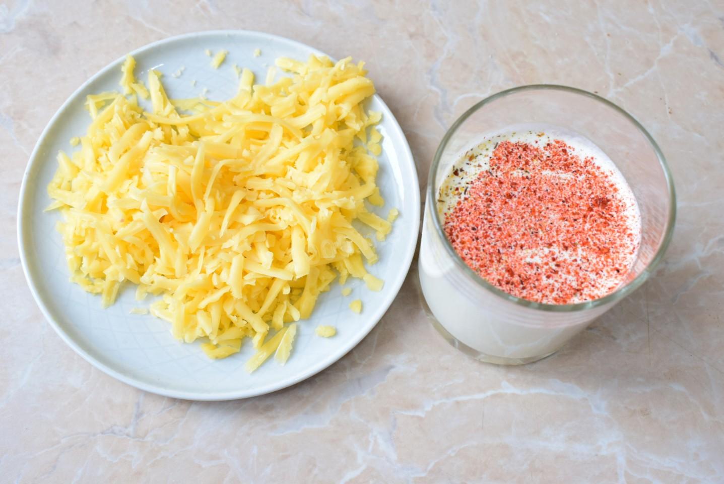 Шаг 5 приготовления Курица в сливочном соусе с сыром на сковороде