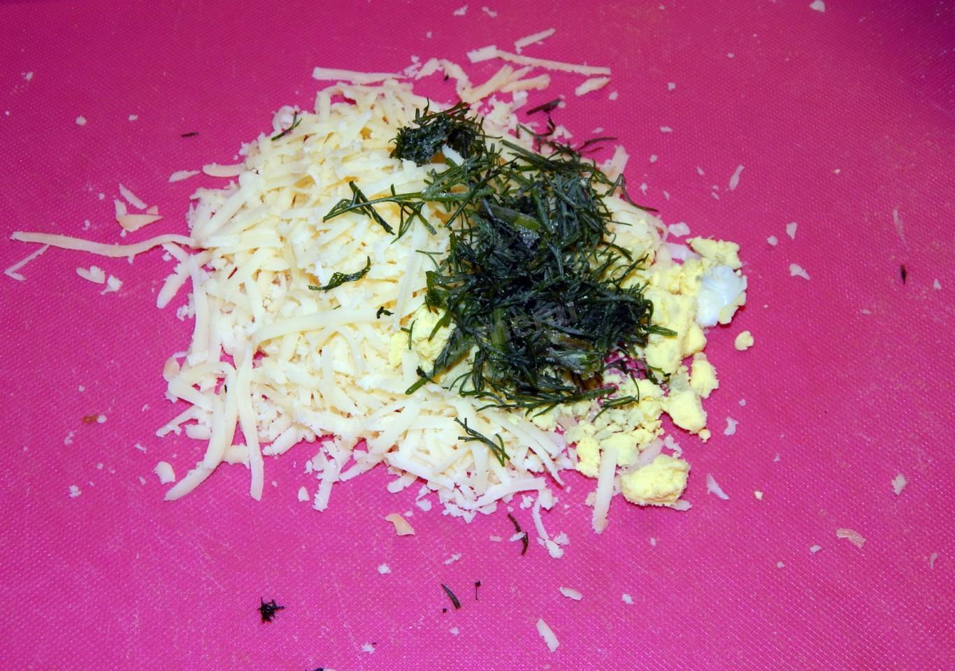 Шаг 5 приготовления Мясные зразы с сыром