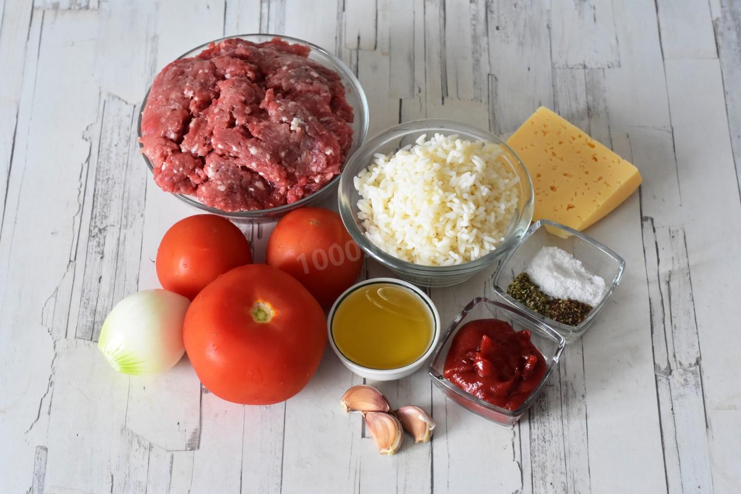 Шаг 3 приготовления Перец с фаршем и сыром в духовке