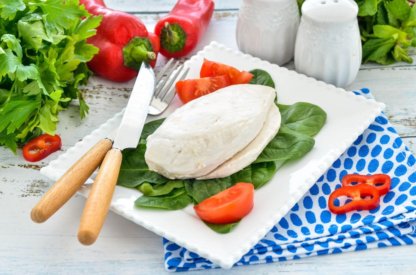 Шаг 7 приготовления Куриные грудки на пару ПП