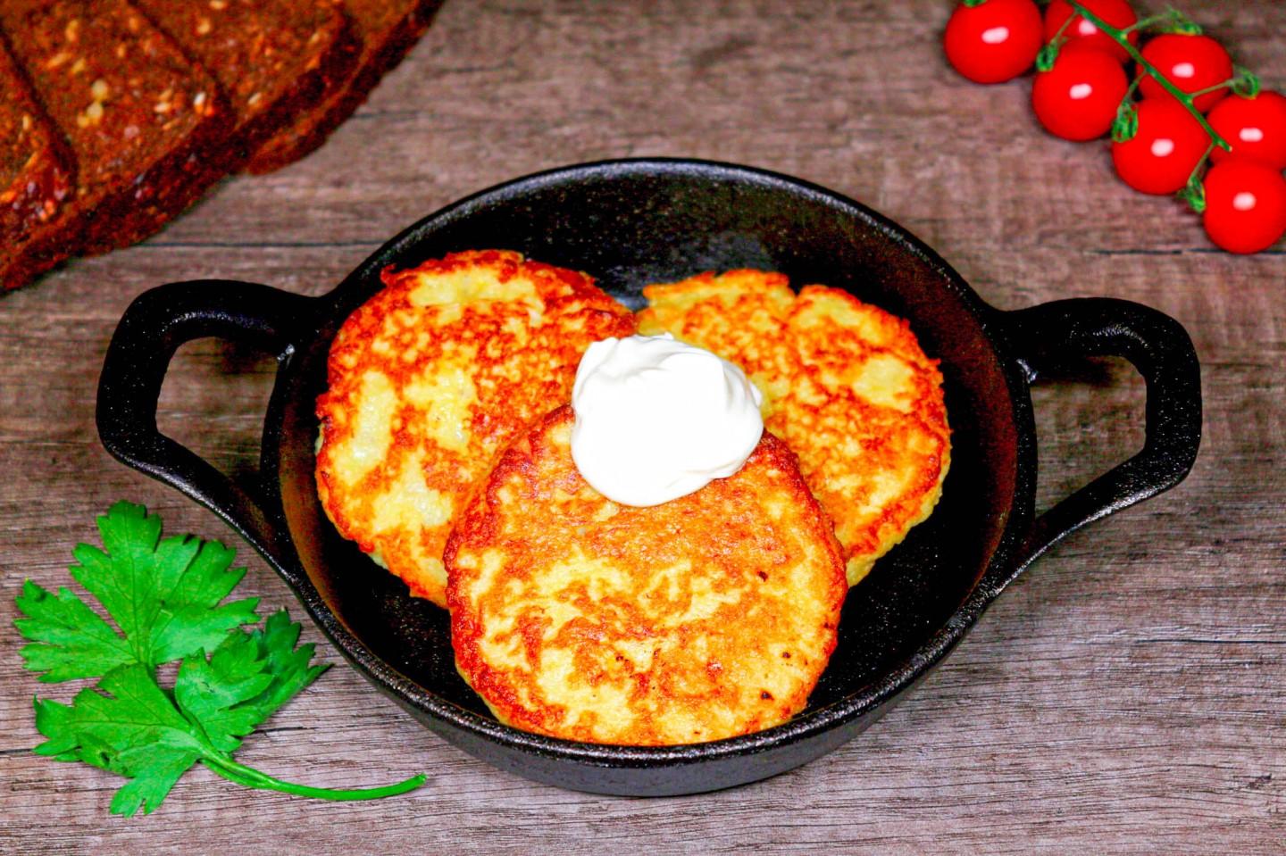 Обложка рецепта Драники с мясом