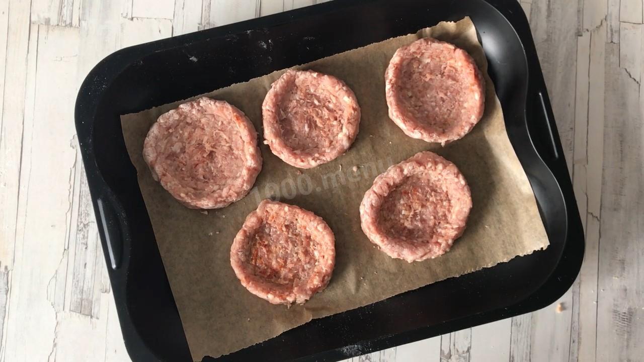 Шаг 7 приготовления Куриные гнезда в духовке