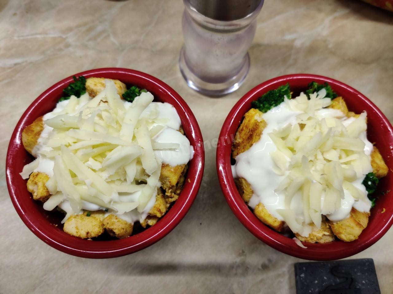 Шаг 6 приготовления Курица с брокколи в духовке