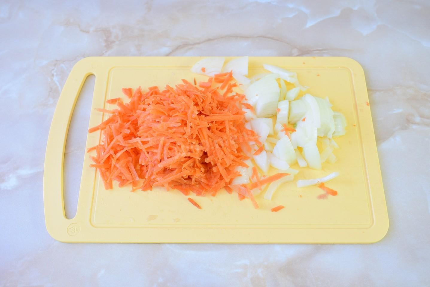 Шаг 4 приготовления Перловая каша с мясом