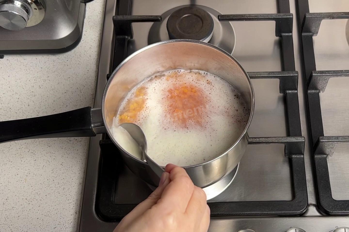 Шаг 4 приготовления Каша из чечевицы