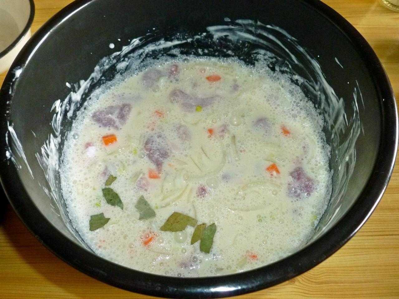 Шаг 8 приготовления Мясо тушеное в мультиварке скороварке